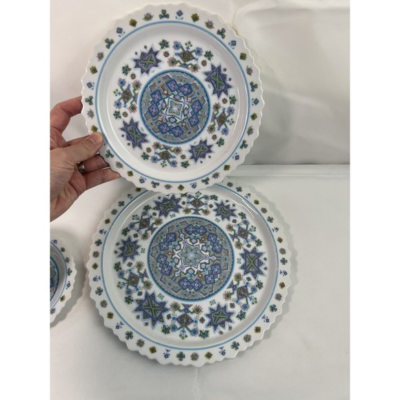 5 Pcs Dinnerware Set Of‎ Sango Japan One World Lapland Blue 8006 EUC - Picture 7 of 11